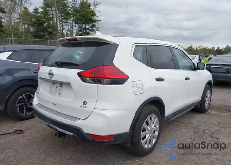 2017 Nissan Rogue S из США, поврежденный, VIN KNMAT2MV4HP501280